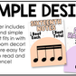 Pastel Note Value Posters Rhythm Durations Elementary Music Classroom Decor