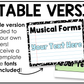 Pastel Composition Music Tempo & Form Posters Elementary Music Classroom Decor Editable