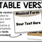 Neutral Music Tempo & Form Posters Elementary Music Classroom Decor Editable