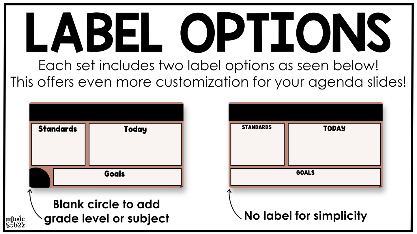 Neutral Daily Agenda Slides Google Slides Elementary Music Lesson Plan Template