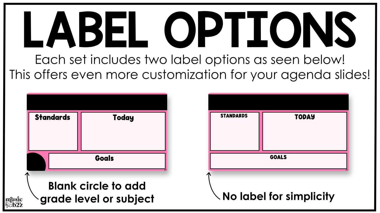 Bright Daily Agenda Slides Google Slides Elementary Music Lesson Plan Template