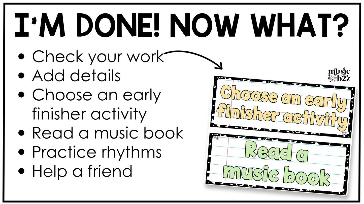Pastel Composition Music Rules & Expectations Posters Elementary Music Classroom Decor