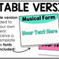 Bright Music Tempo & Form Posters Elementary Music Classroom Decor Editable
