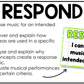 Bright Composition National Music Standards Posters Elementary Music Classroom Decor