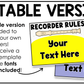 Bright Recorder Fingering Charts & Rules Posters Music Classroom Decor