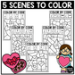 Valentine's Day Music Coloring Pages Rhythm Worksheets Music Color by Note