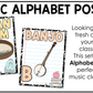 Pastel Composition Notebook Music Alphabet Posters Music Classroom Decor