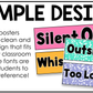 Bright Composition Voice Level Volume Chart Posters Elementary Music Classroom Decor