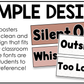 Neutral Voice Level Volume Chart Posters Elementary Music Classroom Decor