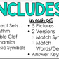 Back to School Music Coloring Page BUNDLE Color by Note Music Worksheets