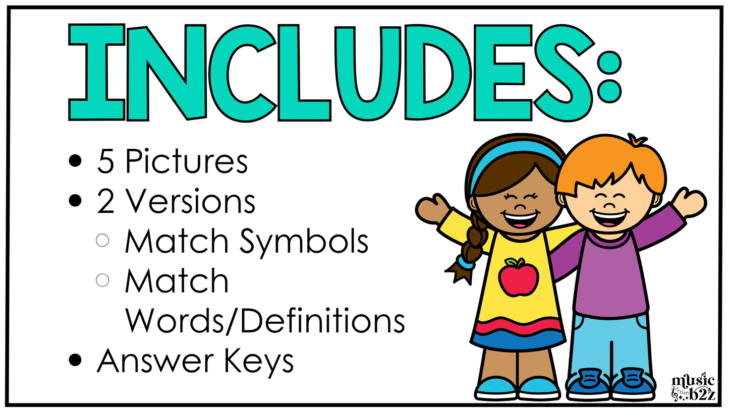 Back to School Music Coloring Color by Note Music Worksheets Music Symbols