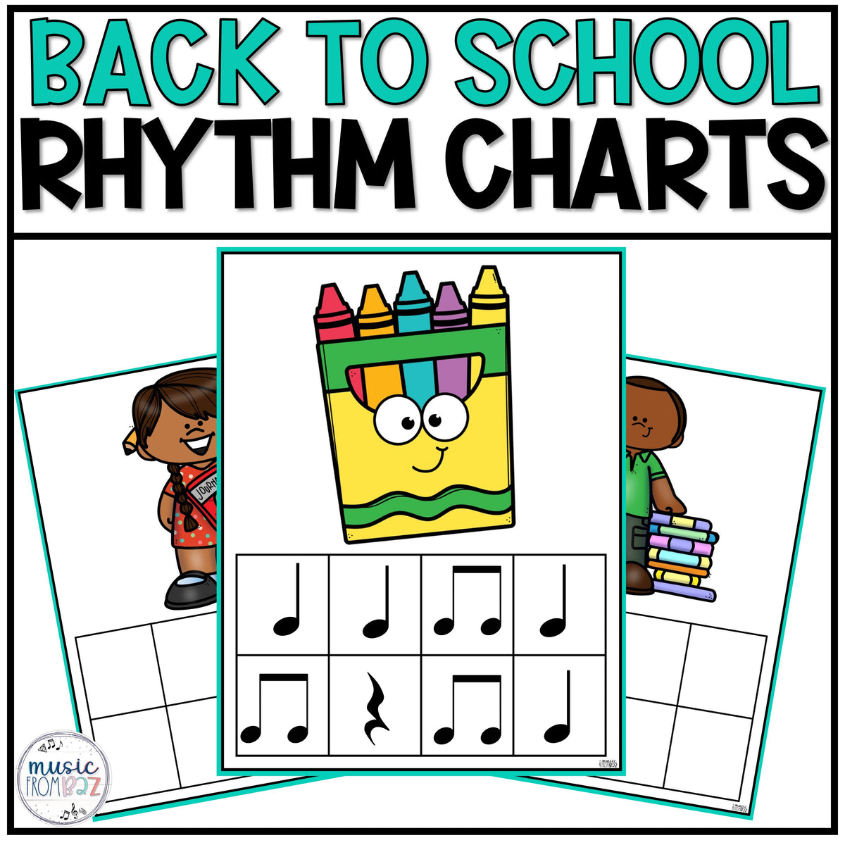 Rhythm Sort Worksheet Back to School Rhythm Worksheet Music Composition Centers & Activity ...