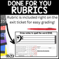 Bass Clef Exit Tickets & Rubrics Editable Elementary Music Assessment Exit Slips