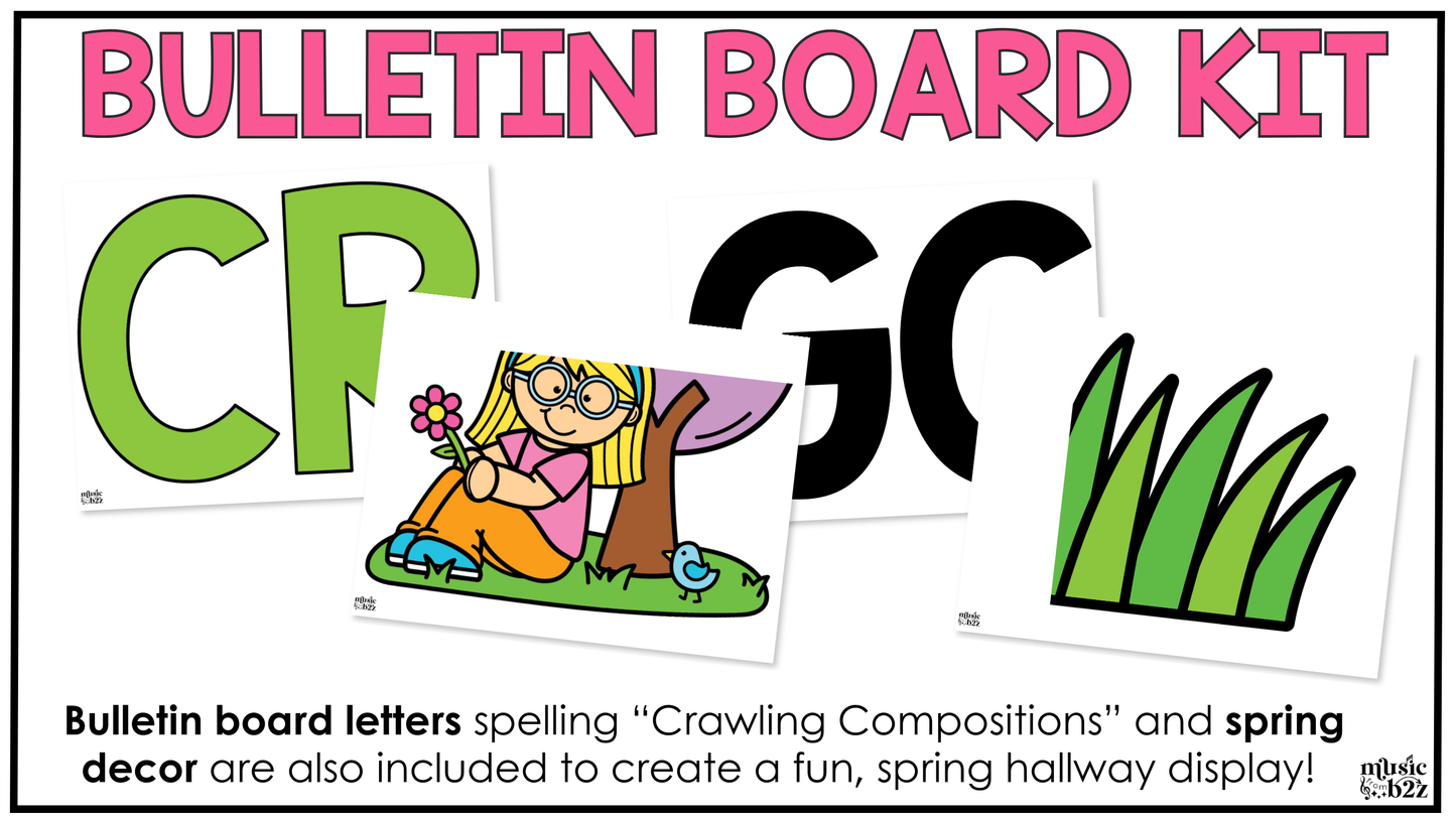 Spring Music Craft Music Bulletin Board Spring Music Sub Plans Rhythm Craft