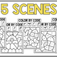 Easter Music Coloring Pages Color by Note Spring Music Worksheets Dynamics