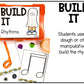 Halloween Music Task Cards - Rhythm - Elementary Music Activity