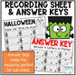 Halloween Treble Clef Notes Music Write the Room Game & Scavenger Hunt