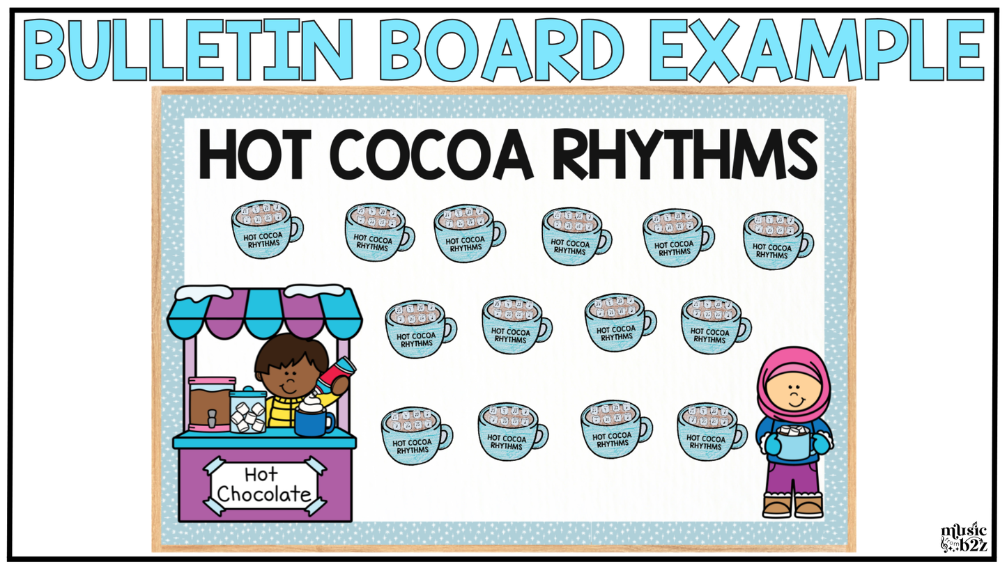 Winter Music Craft Rhythm Music Centers Winter Music Bulletin Board Sub Plans