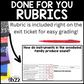 Instrument Families Exit Tickets BUNDLE Rubrics Elementary Music Assessment