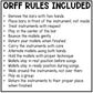 Music Classroom Decor - Orff Rules and Setup Posters - Modern Oasis