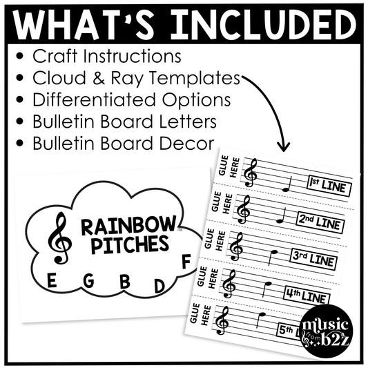 Spring Music Craft Music Bulletin Board Spring Music Sub Plans Treble Clef