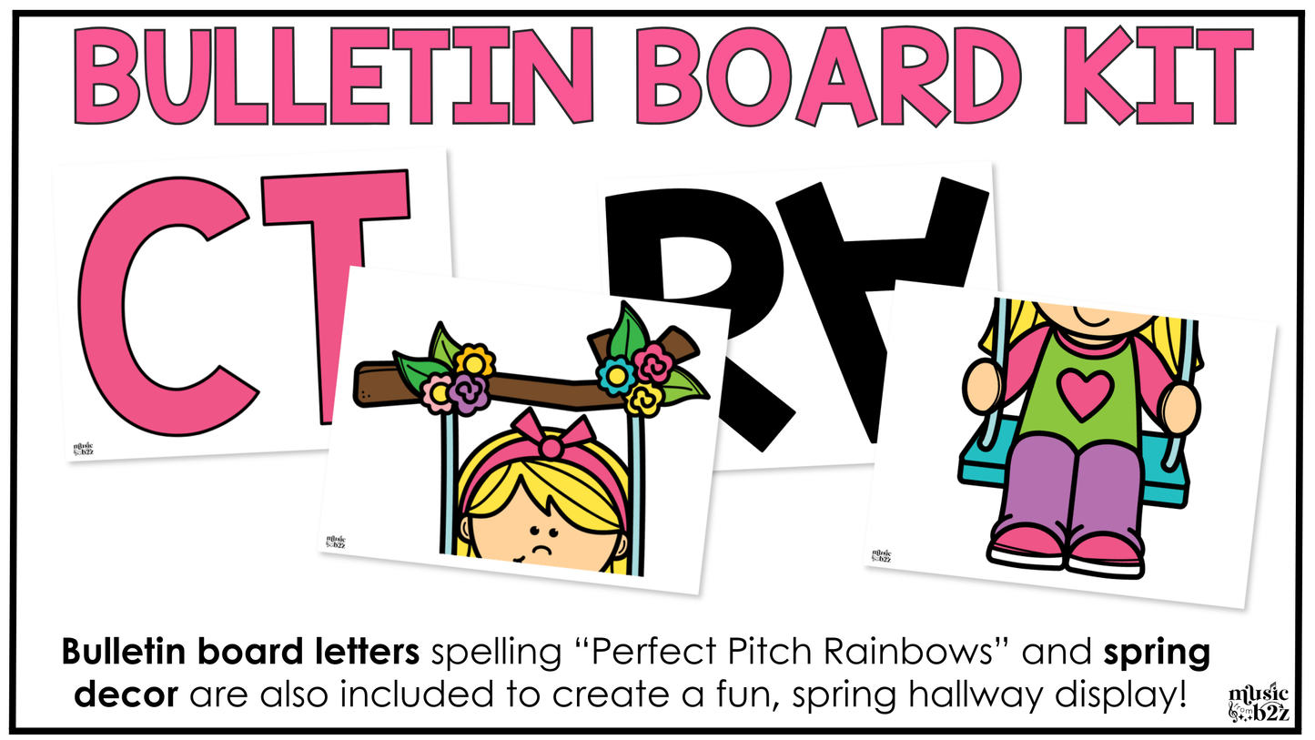 Spring Music Craft Music Bulletin Board Spring Music Sub Plans Treble Clef