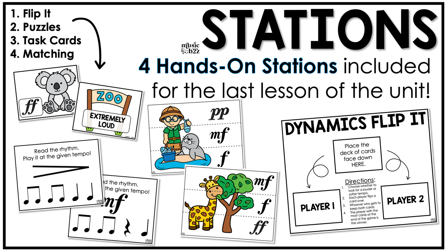 Dynamics Unit Elementary Music Curriculum Elements of Music Lesson Plan Template
