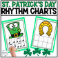 St. Patrick's Day Elementary Music Lesson - Rhythm Worksheet Activity