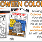 Halloween Music Coloring Color by Note Halloween Music Worksheets Treble Clef
