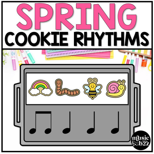 Spring Rhythm Cookies Elementary Music Centers Game Craft Composition