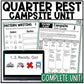 Quarter Rest Unit Elementary Music Lesson Activity Composition Worksheets