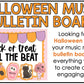 Halloween Music Bulletin Board Halloween Elementary Music Decor