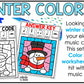 Winter Music Coloring Winter Music Worksheets Music Color by Note Rhythm