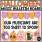 Halloween Music Bulletin Board Halloween Elementary Music Decor