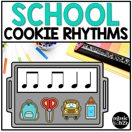 Back to School Rhythm Cookies Elementary Music Centers Game Craft Composition