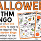Halloween Music Bingo Game Activities for Quarter & Eighth Notes Centers