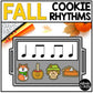 Fall Rhythm Cookies Elementary Music Centers Game Craft Composition