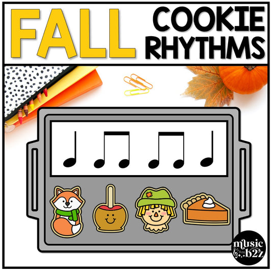 Fall Rhythm Cookies Elementary Music Centers Game Craft Composition