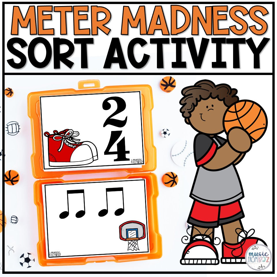March Music Madness | Meter Music Sorting Activity | Time Signature Centers