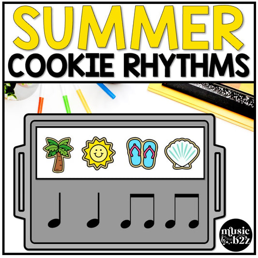 Summer Rhythm Cookies Elementary Music Centers Game Craft Composition