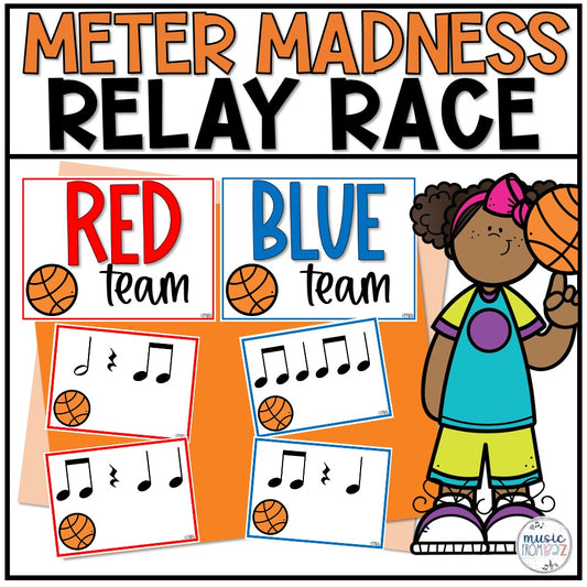 March Music Madness | Meter Music Game Relay Race | Time Signature Activity