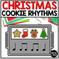 Christmas Rhythm Cookies Elementary Music Centers Game Craft Composition