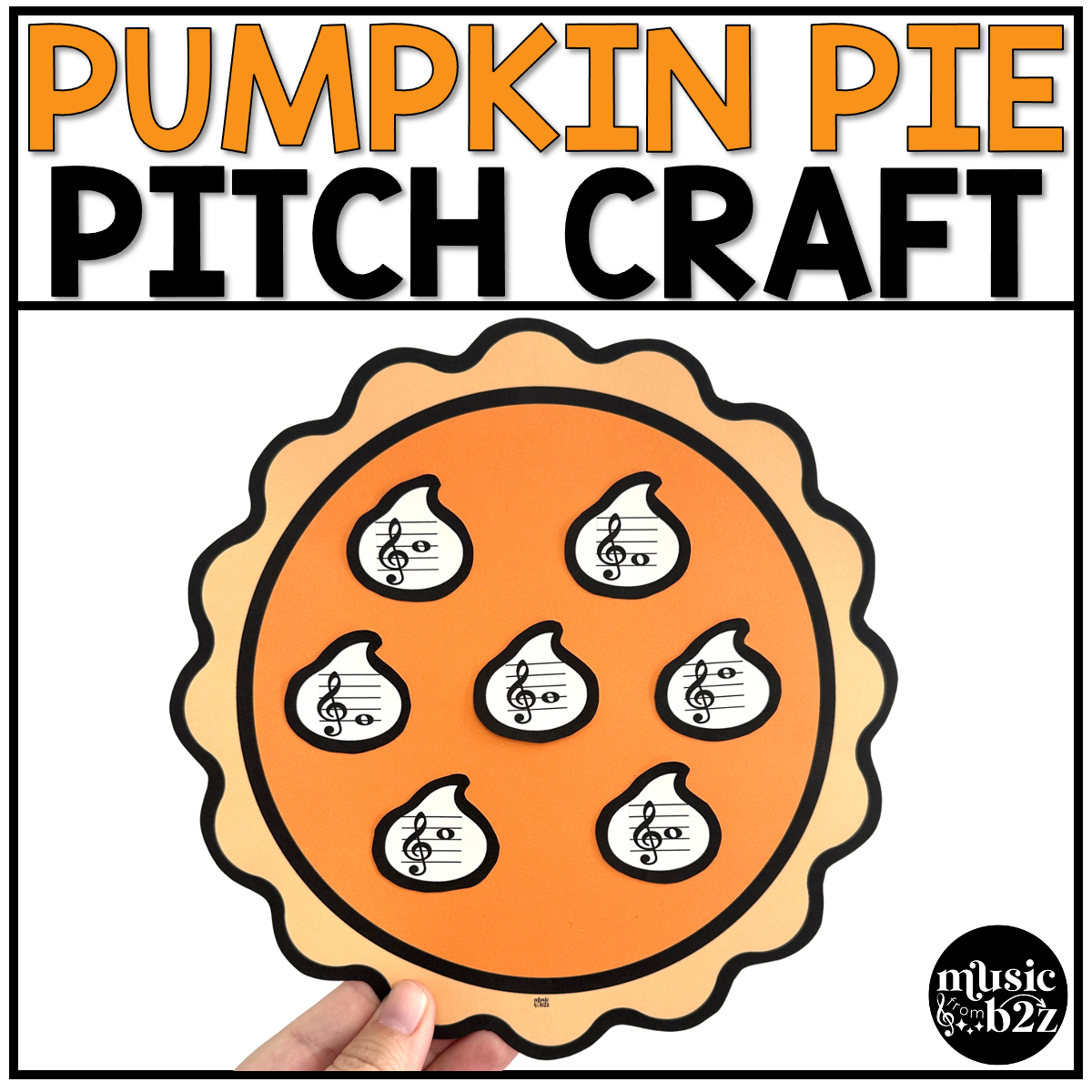 Thanksgiving Music Craft Treble Clef Bass Clef Music Centers Music Sub Plans