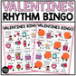 Valentines Day Music Bingo Game Activities for Quarter & Eighth Notes Centers