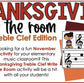 Thanksgiving Treble Clef Notes Music Write the Room Game & Turkey Scavenger Hunt