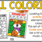 Fall Music Coloring Music Color by Note Fall Music Worksheets Treble Clef