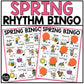Spring Music Bingo Game Activities for Quarter & Eighth Notes Centers Rhythm