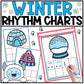 Winter Music Rhythm Worksheet | Winter Music Lesson