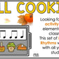 Fall Rhythm Cookies Elementary Music Centers Game Craft Composition