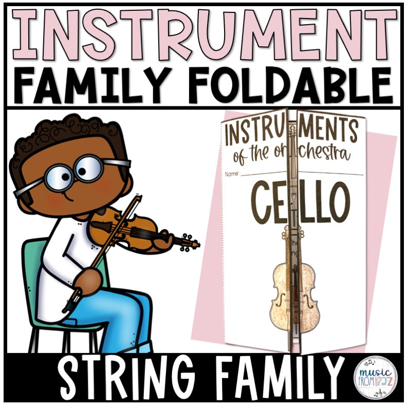 String Family Fact File String Family Activity - Musical Instrument Families of the Orchestra ...